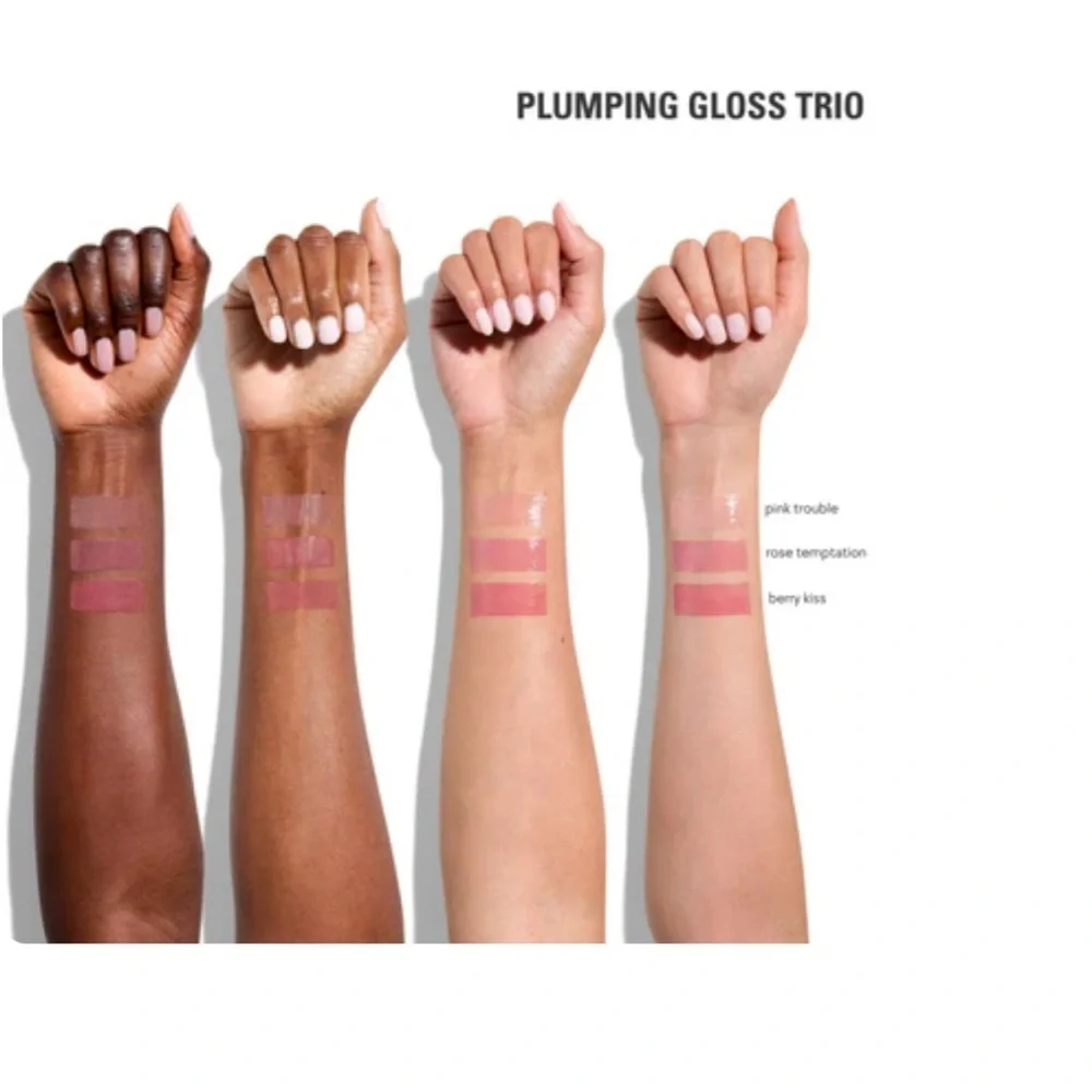 Kylie Cosmetics Plumping Lip Gloss Trio - Vibrant Pink Collection